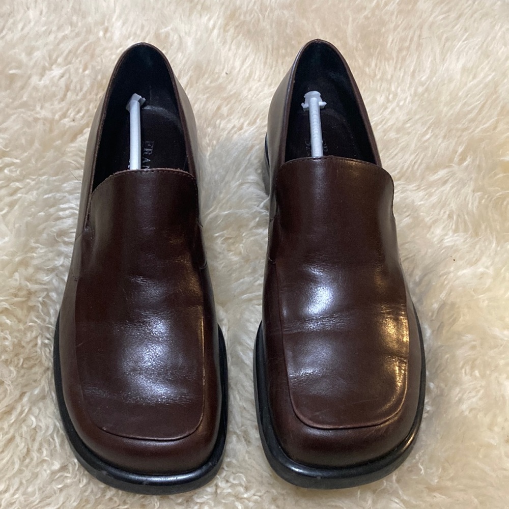 Franco Sarto brown loafers size 7.5 Narow